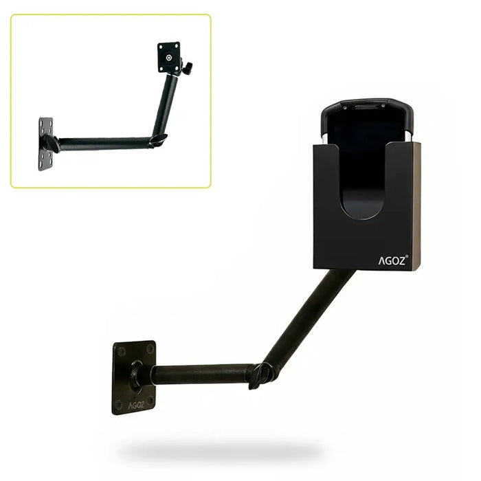 Adjustable Rugged Arm Mount with Scanner Holder for Zebra TC26