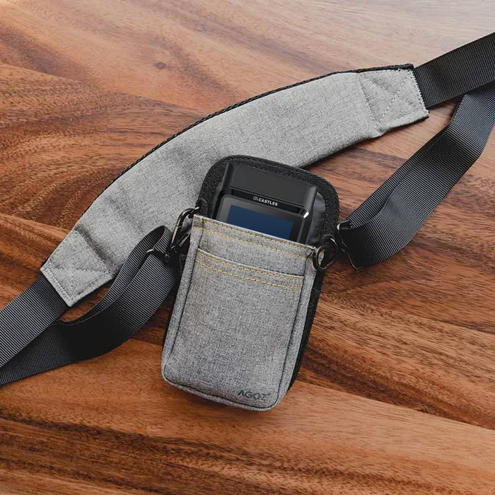 Castles V1M Mobile POS Holster with Sling / Waist Belt