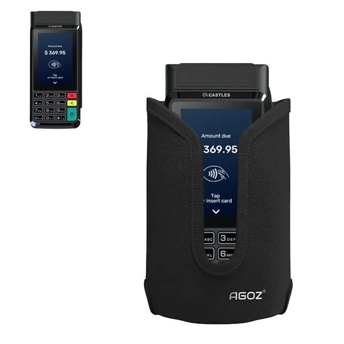 Castles V1M Terminal Case with Metal Belt Clip