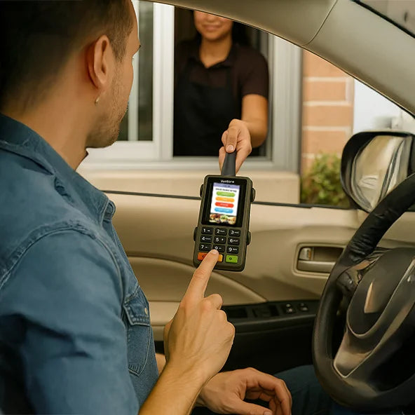 Drive-Thru Handheld Mount for Castles S1P / S1P2 Pin Pad