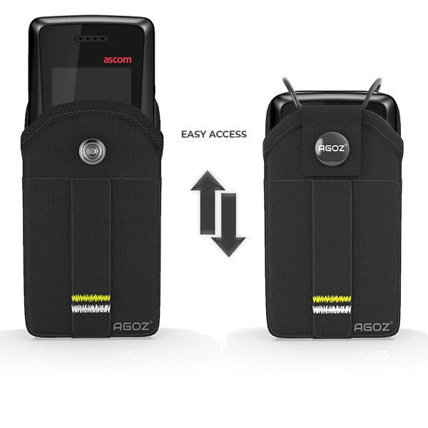 Durable Case with Snap Closure for Ascom i63 VoWiFi