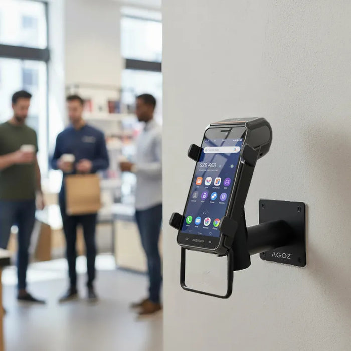 Heavy-Duty Metal POS Wall Mount Holder for Ingenico Payment Terminal