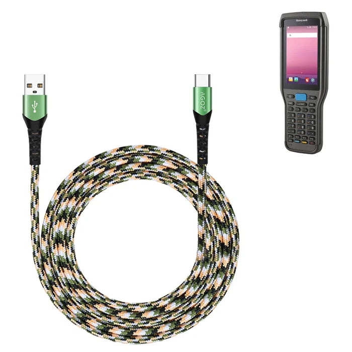 USB-C Fast Charger Cable for Honeywell EDA61K Mobile Computer