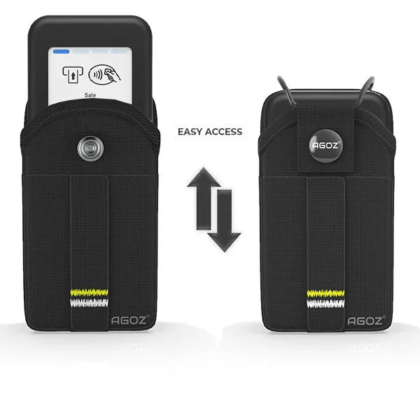WisePad 3 Card Reader Holster with Snap Closure and Belt Clip