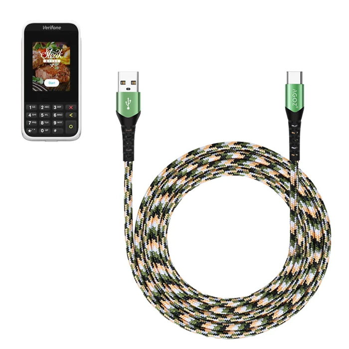 Cable USB-C Cargador Rápido para Verifone V640m