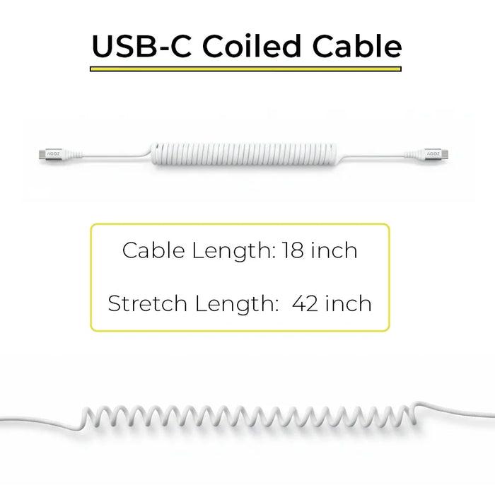 38W Fast Car Charger and USB-C Coiled Cable for Verifone Handheld POS