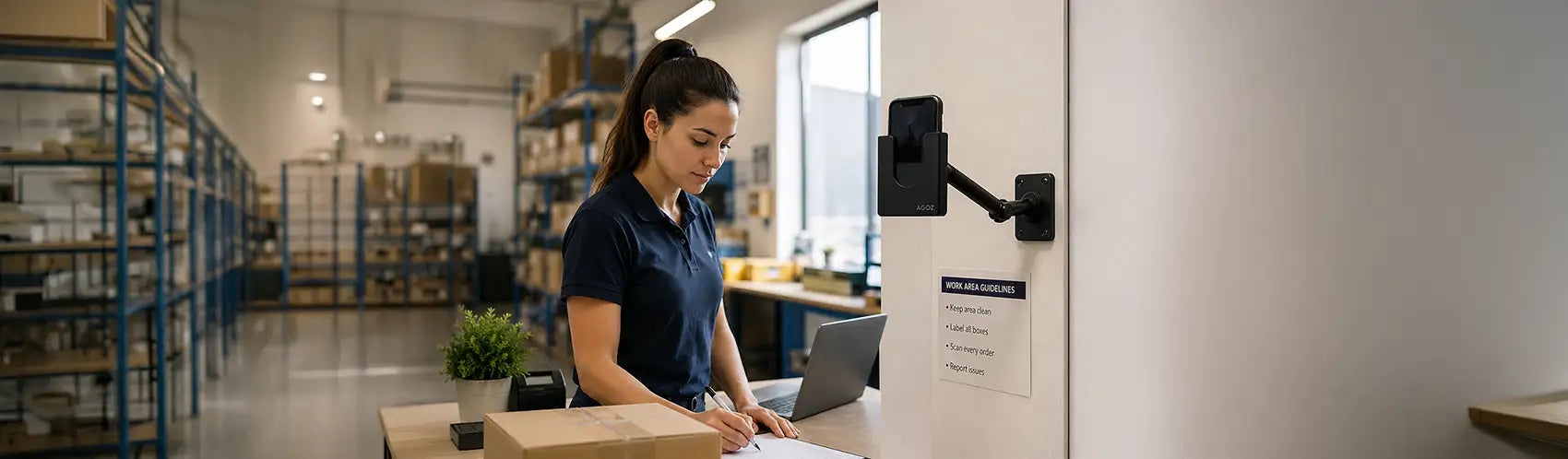 Why Every Warehouse Needs an Arm Mount Holder for Scanners and Mobile Printers