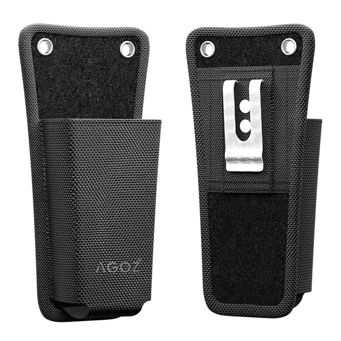 Front and back view of Agoz canvas case for Gigaset wireless phones