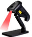 Wireless 1D&2D with Stand Bluetooth Barcode Scanner + Free Case