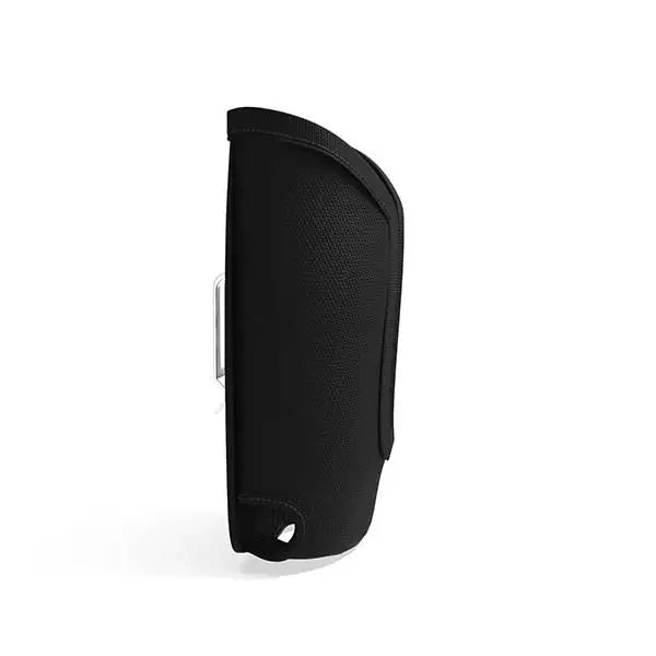 Side view of AgozTech black holster case for Clover Flex 4 C406 payment terminal