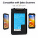 Agoz replacement battery shown with Zebra TC53 and TC73 scanners, compatible with TC53, TC58, TC73 and TC78 models.