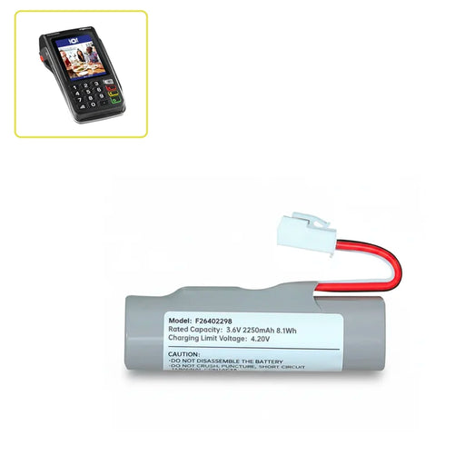 AGOZ Ingenico Move 2500 Payment Terminal Replacement Battery