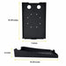 AgozTech Honeywell printer wall mount shelf dimensions showing 10 3/8 inch length, 7 inch width, and 2 inch height