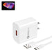Wall Charger with USB-A to USB-C for Rhino Tablet