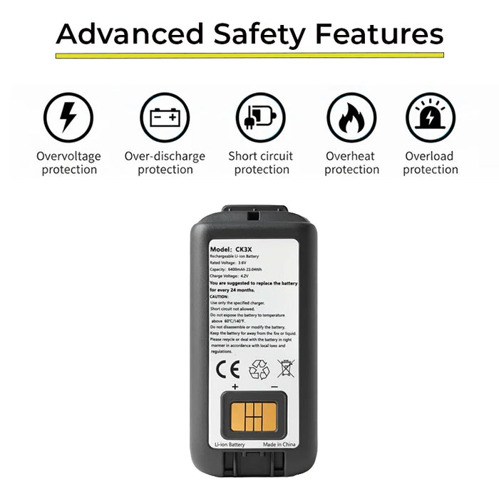 Reliable Replacement Battery for Honeywell CK65 Mobile Scanner
