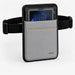 Gray Getac tablet waist belt case with rugged tablet seated in pouch for hands-free operations