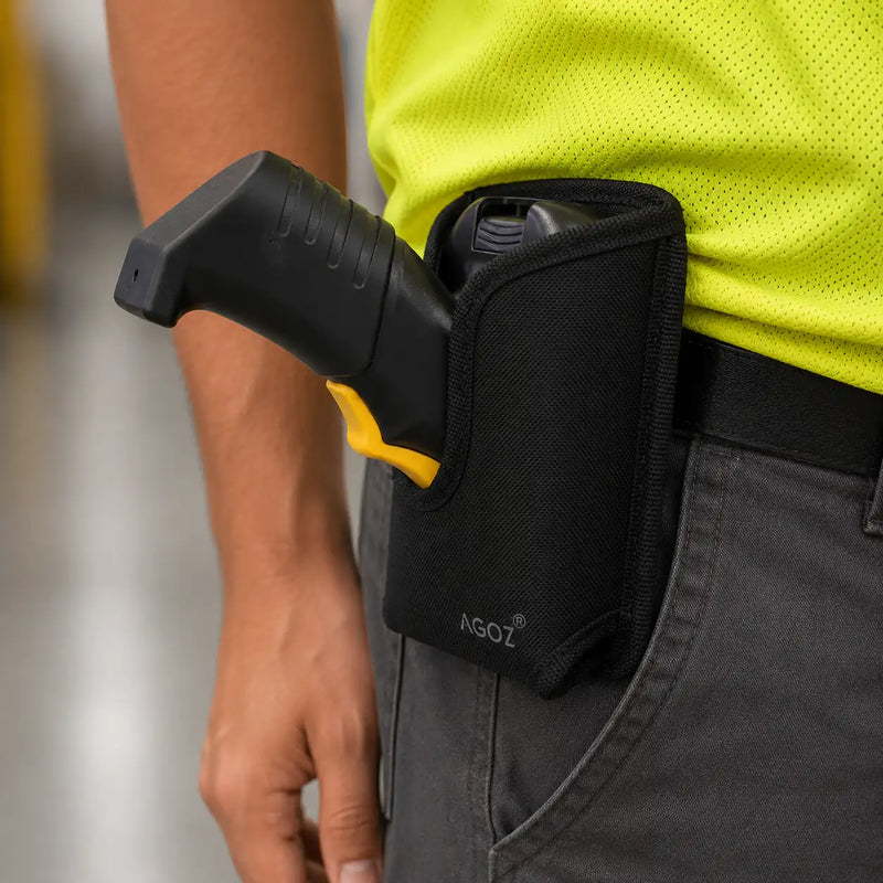 Controlar el transporte del escáner Janam Trigger-Handle durante el trabajo activo
