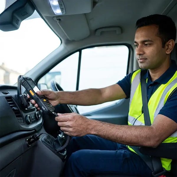 Mantén los dispositivos móviles cargados entre los lugares de trabajo