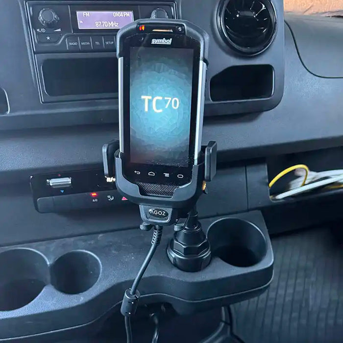 Cup Holder Mount for Zebra Mobile Computers