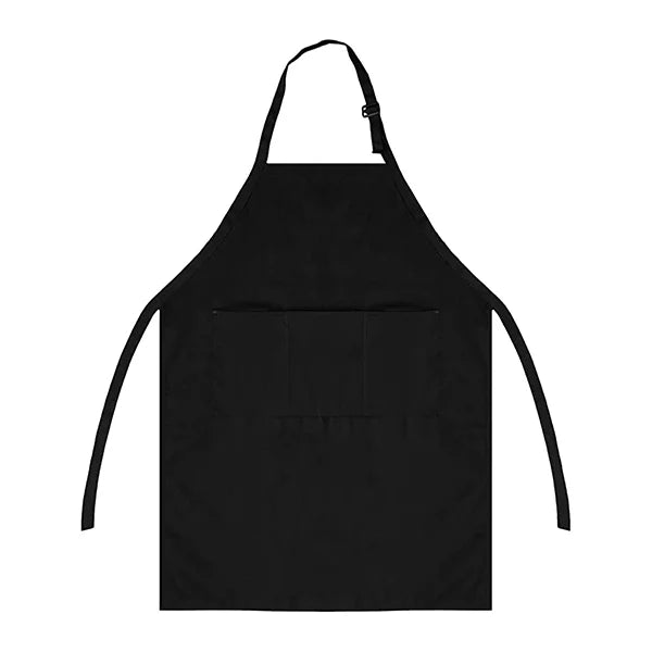Durable Bib Adjustable Apron with 3 Pockets