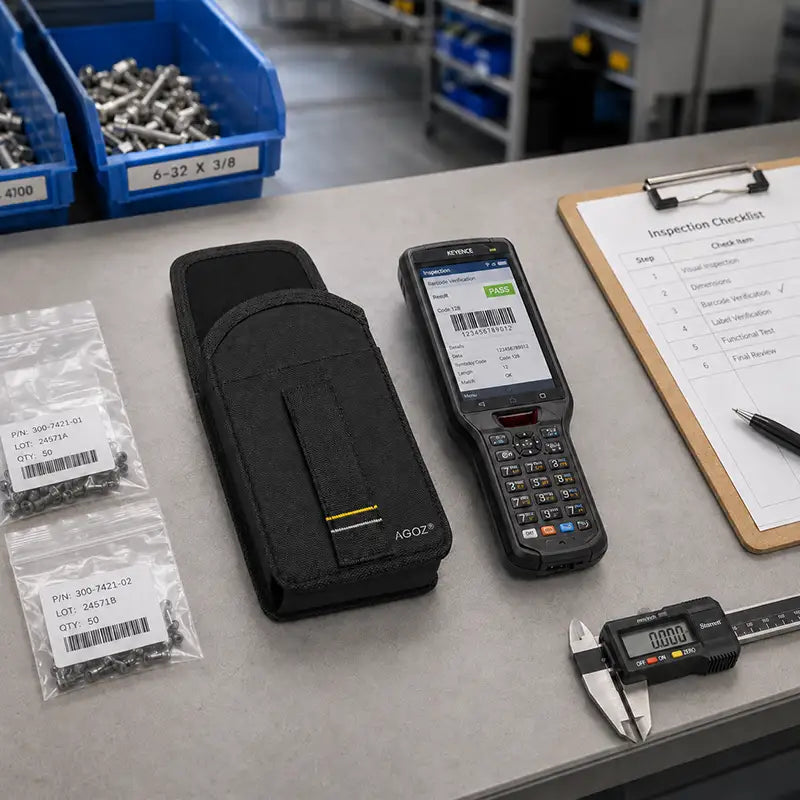 Ajuste y Funcionalidad para la Funda Resistente del Escáner Keyence