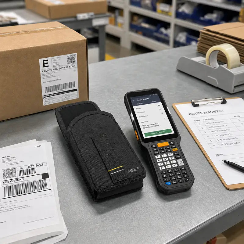 Ajuste y Funcionalidad para Funda de Transporte del Escáner Point Mobile