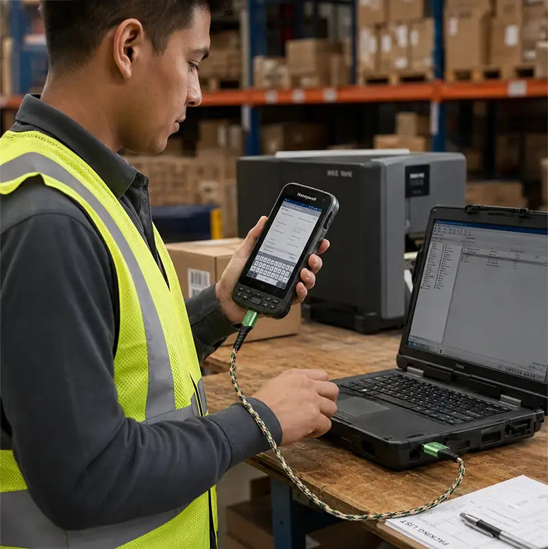 Estandarizar el inventario de cables USB-C de Honeywell entre equipos