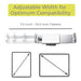 Heavy-Duty Countertop POS Retail Stand for Apple iPad Air - Low-Profile