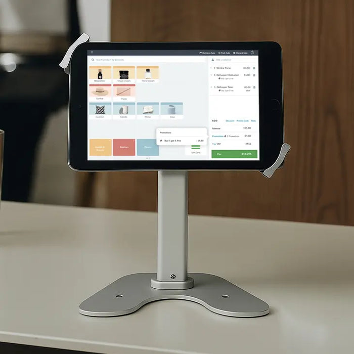 Heavy-Duty Countertop POS Tablet Stand - High-Profile