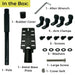 Included parts and hardware for AgozTech drive-thru handheld mount for Shift4 Mobile POS Terminal