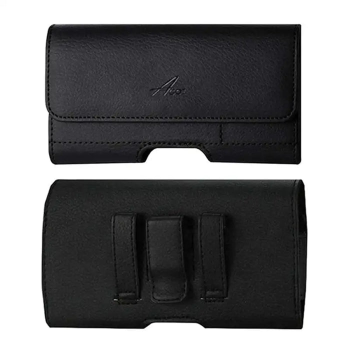 Leather Wallet Case with Belt Clip and Loop