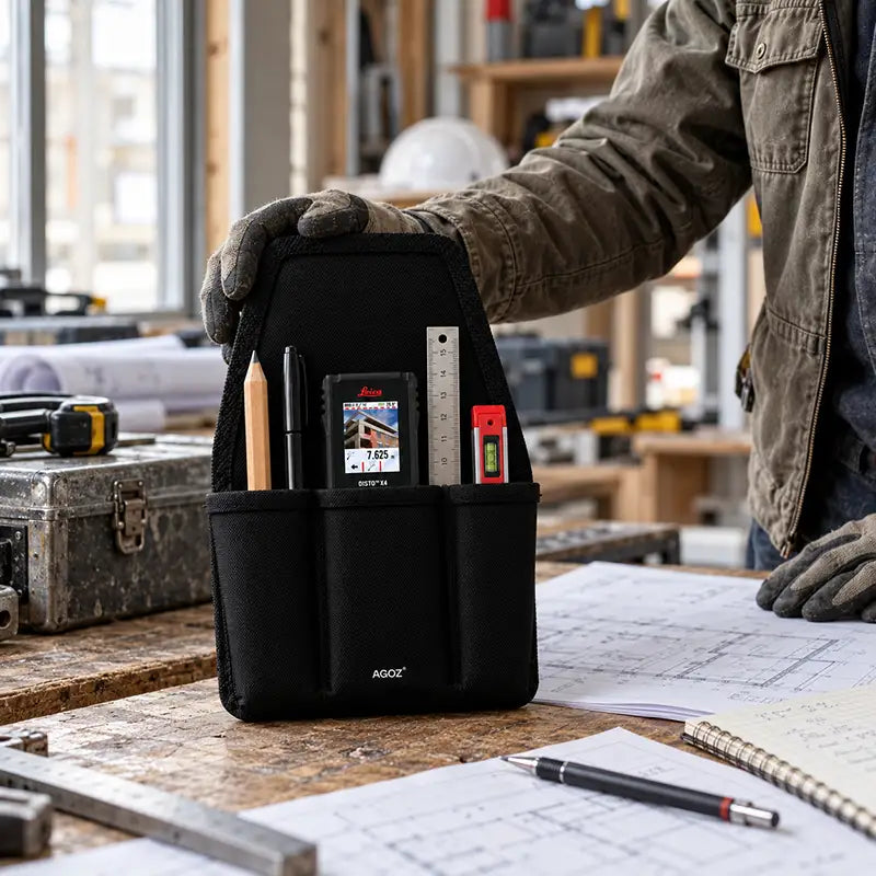 Ajuste y funcionalidad para llevar la funda multiusos Leica