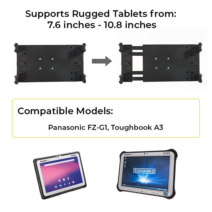 AGOZ Panasonic Toughbook A3 Forklift Tablet Mount Holder