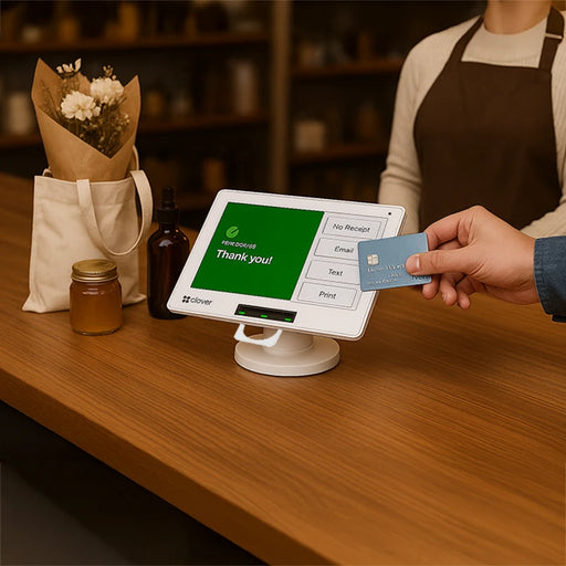 Low-Profile Swivel Stand for Clover Mini 2 (C302U) Card Reader