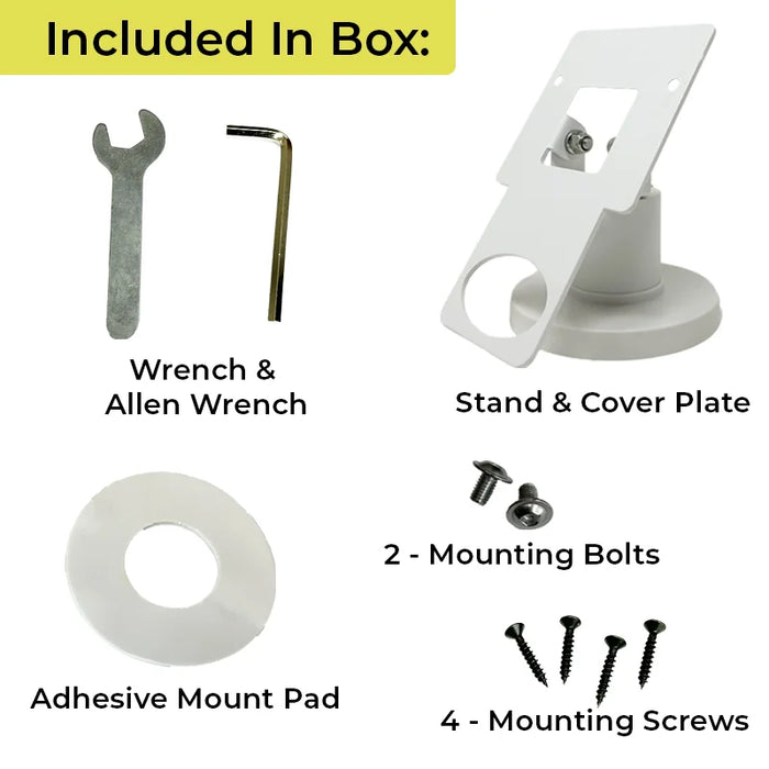 Low-Profile Swivel Stand for Clover Mini 3 (C305) Terminal