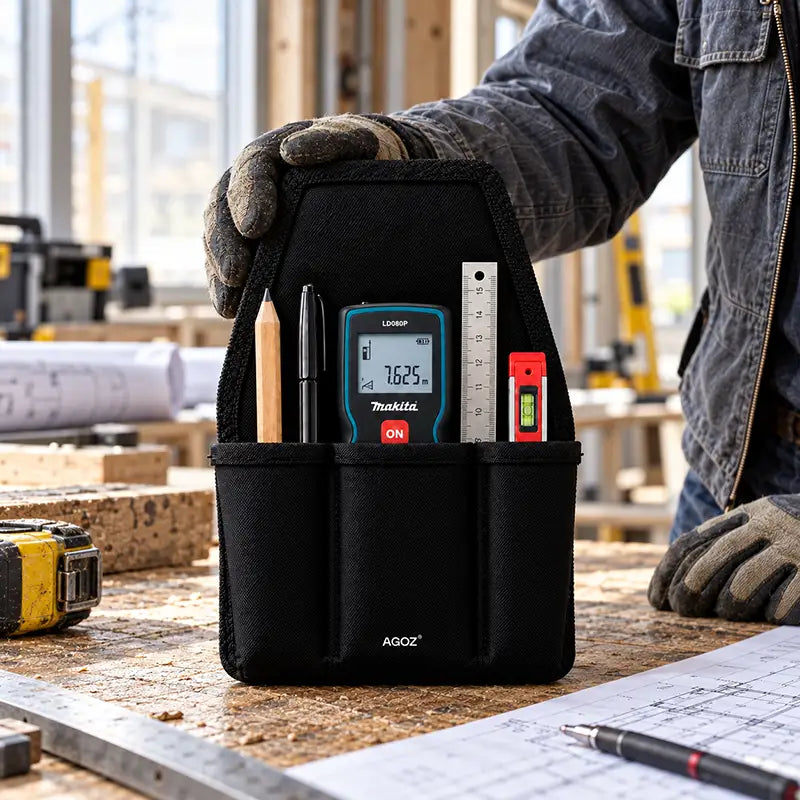Ajuste y funcionalidad para transportar la bolsa portaherramientas multiusos Makita