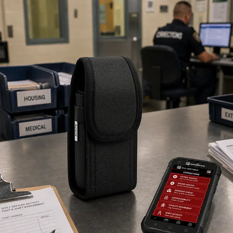 Ajuste y Función para Funda de Transporte del Lector RFID Guardian RFID