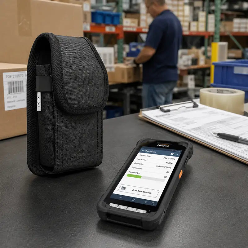 Ajuste y Funcionalidad para la Funda para Escáner Resistente Janam