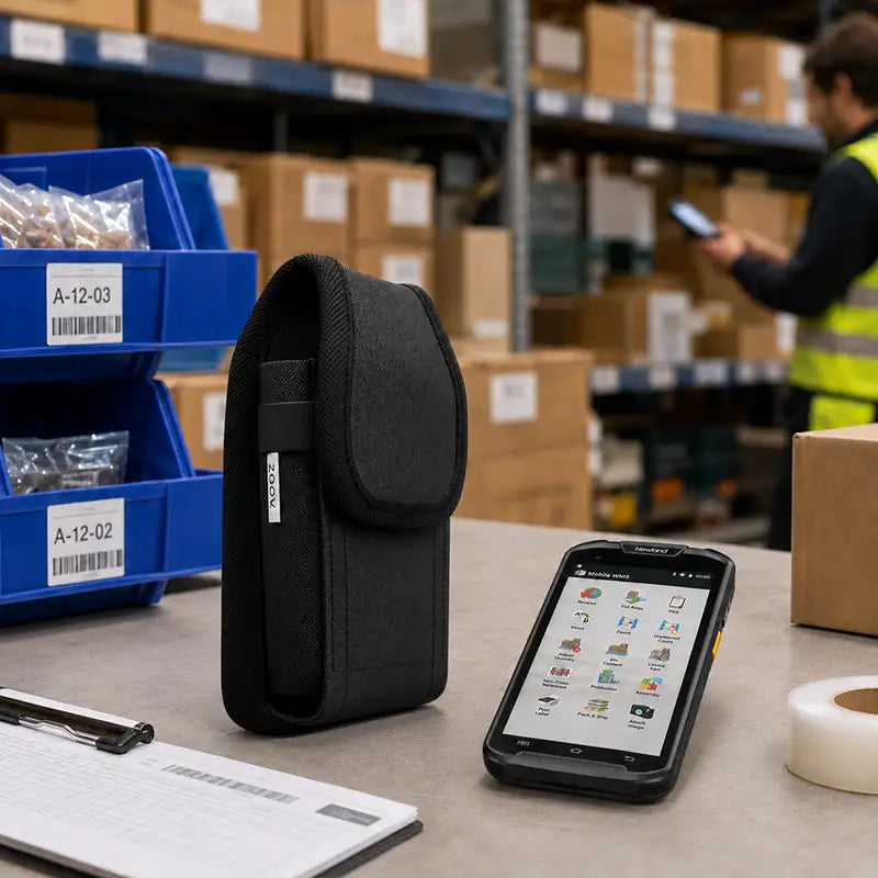 Ajuste y Funcionalidad para la Funda Resistente del Escáner Newland
