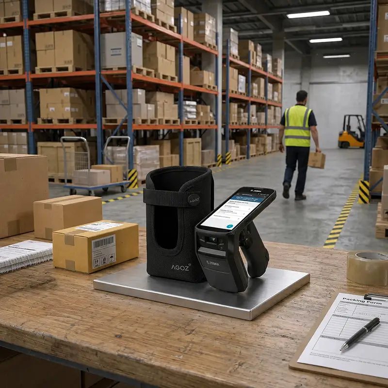 Ajuste y Funcionalidad para Funda de Transporte del Lector RFID Zebra