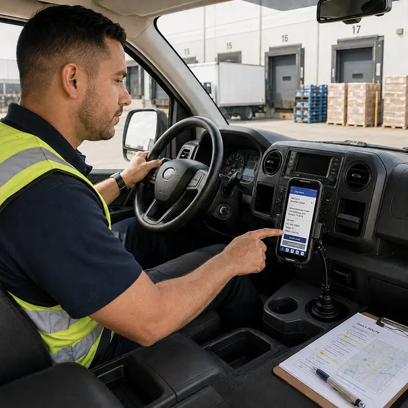 Agregar acceso a dispositivos Datalogic a vehículos compartidos de la flota