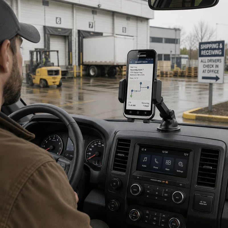 Prepare los dispositivos Bluebird Touch para las rutas de la fuerza laboral móvil