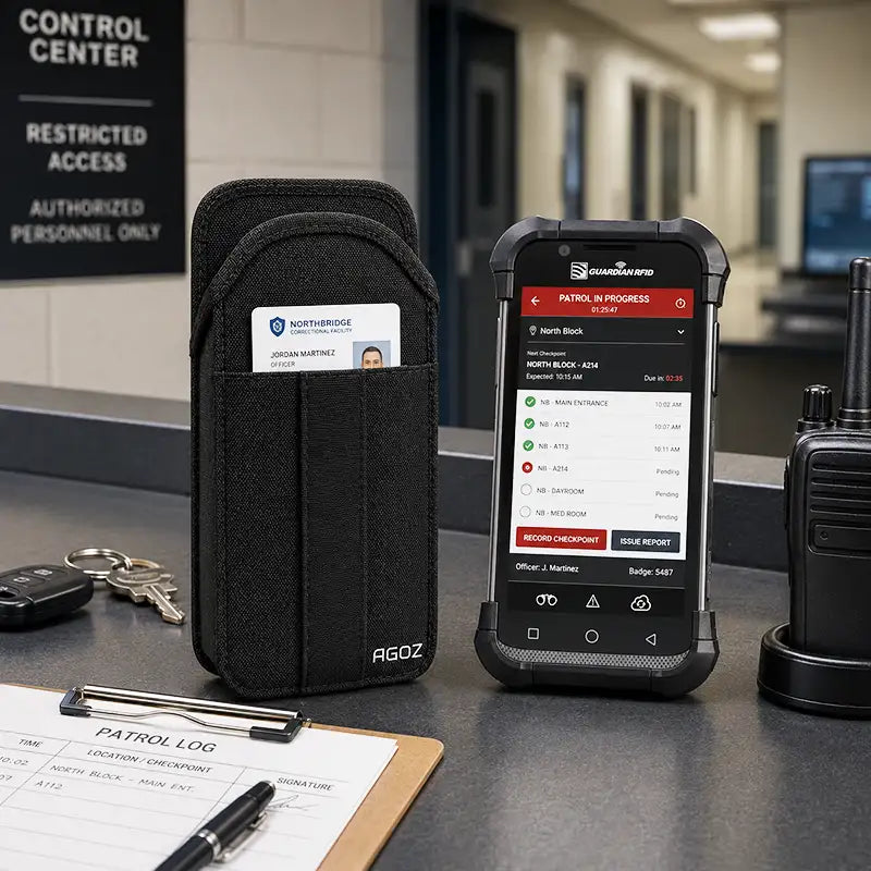 Ajuste y Función para Funda de Transporte del Lector RFID Guardian RFID
