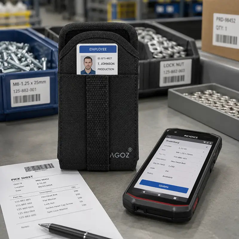 Ajuste y Funcionalidad para Estuche de Transporte del Escáner Keyence