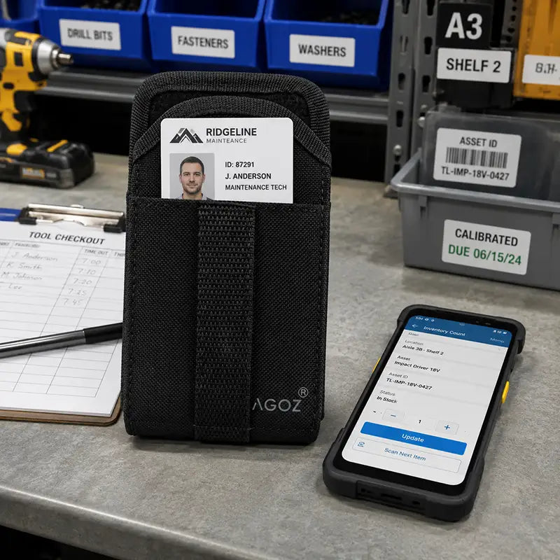Ajuste y Función para Estuche de Almacenamiento de Tarjetas para Computadora Móvil WASP