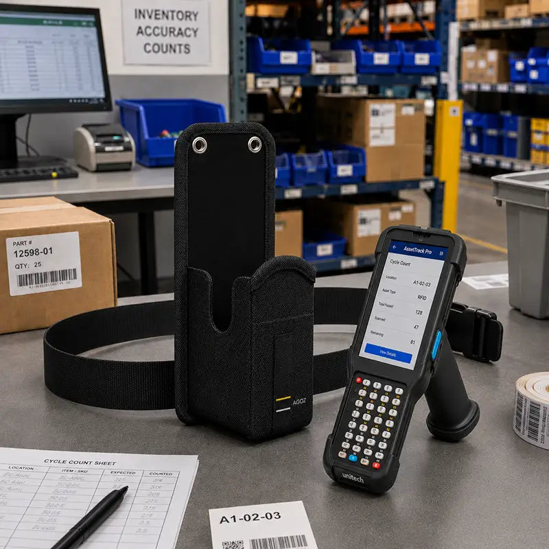 Ajuste y Función para la Funda de Cinturón RFID Unitech