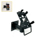 AgozTech wall mount POS stand with SpotOn Handheld terminal shown beside the adjustable black metal holder