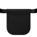 Back view of black Agoz server apron pouch with adjustable waist belt