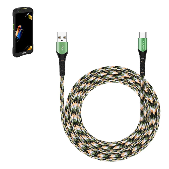 USB-C Fast Charger Cable for Zebra TC701 Scanner