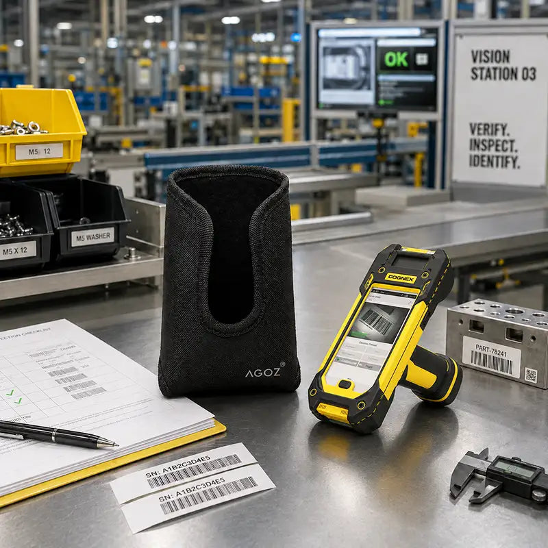 Ajuste y Función para la Funda con Gatillo para Escáner Cognex
